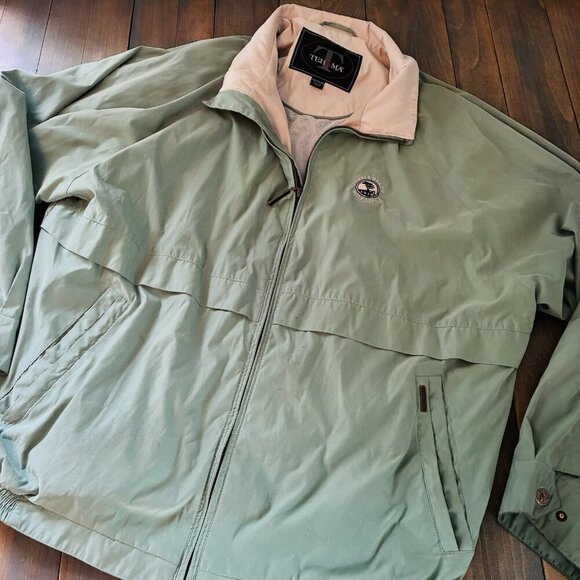 Vintage TEHAMA Pebble Beach Green Golf Full zip Windbreaker Size XXL (Y8) - Picture 1 of 9